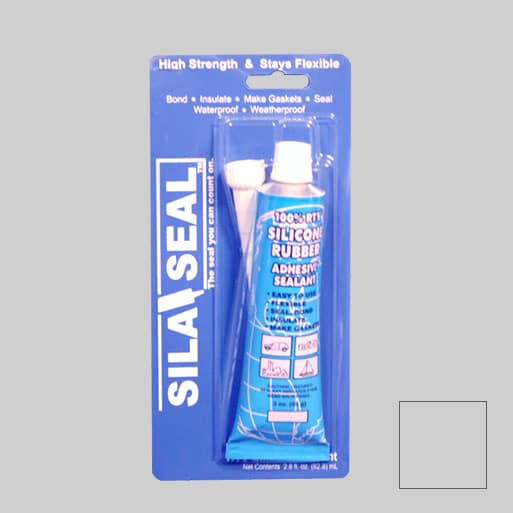 Clear Silicone Sealant Squeeze Tube (2.8 fl. oz), Case of 24